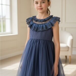 Scully Navy Lace Dress